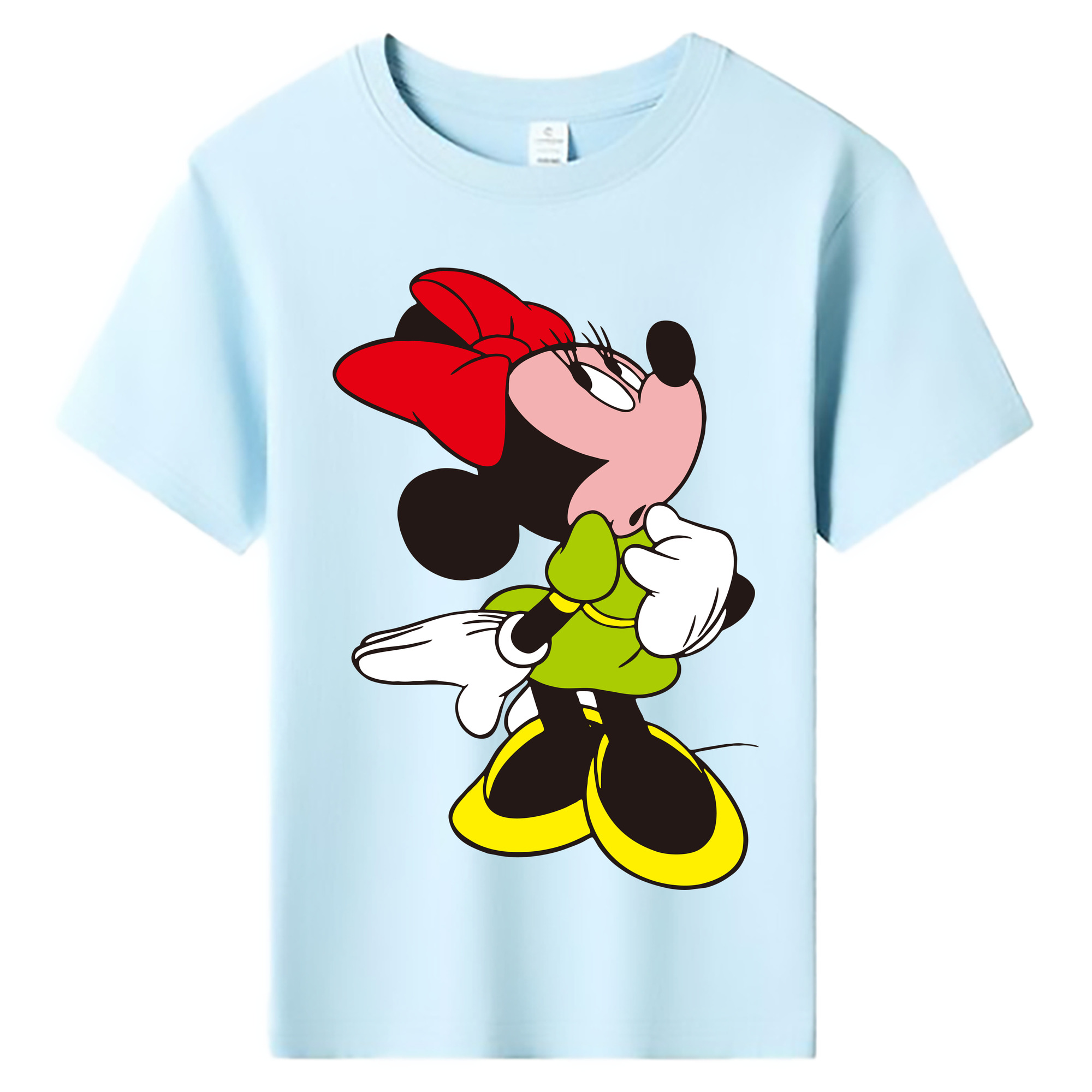 ミッキーマウス Mickey Mouse 綿100％キッズTシャツ（フロントプリント）